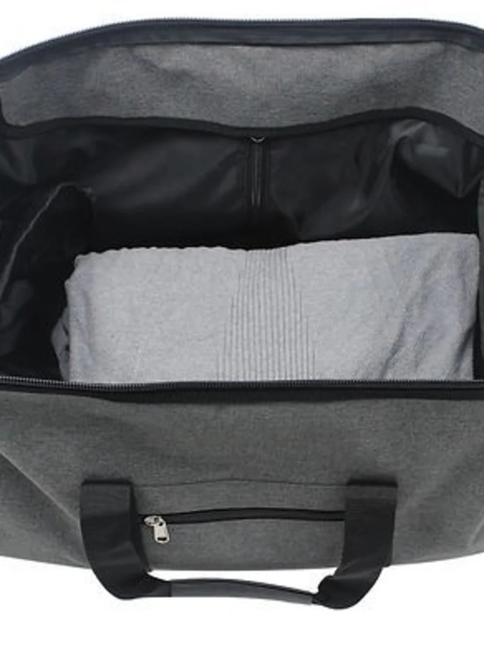 Heather Grey 2 Pc Set - Roll Bag & Convertible Duffel /Garment Bag